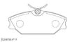 ASIMCO KD7501 Brake Pad Set, disc brake